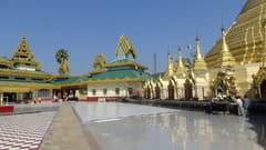 タトンにあるShwe Sar Yan Pagodaの写真　パゴダの外の写真